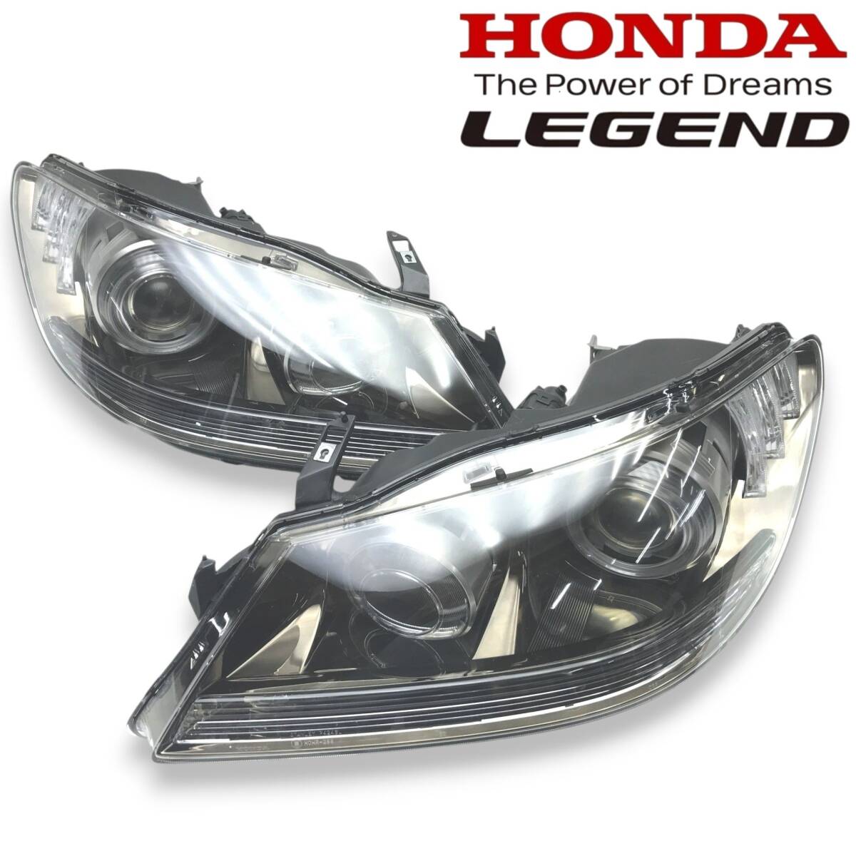 ☆レジェンド KB1 純正 HID ヘッドライト 左右セット 刻印 J0 バラスト バーナー付 即決☆拍卖
