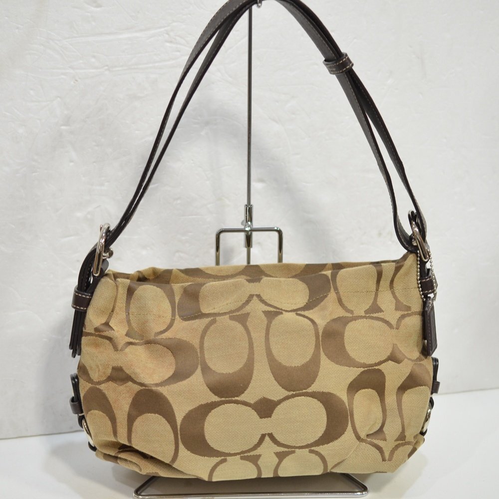 HO1 コーチ F15068 シグネチャー クロスボディ ショルダーバッグ レディース拍卖