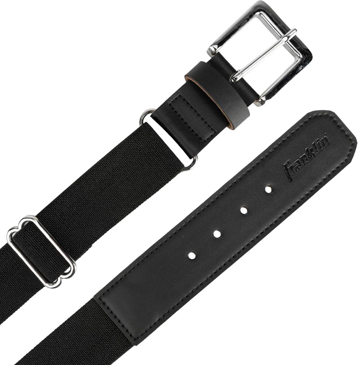 送料無料★2025年USA国内限定☆フランクリン★Franklin ☆MLB☆野球用ベルト★黒★新品★拍卖