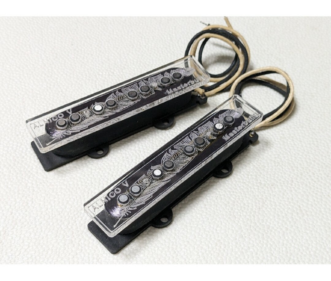 アルニコV ジャズベース ピックアップ セット クリアトップ拍卖