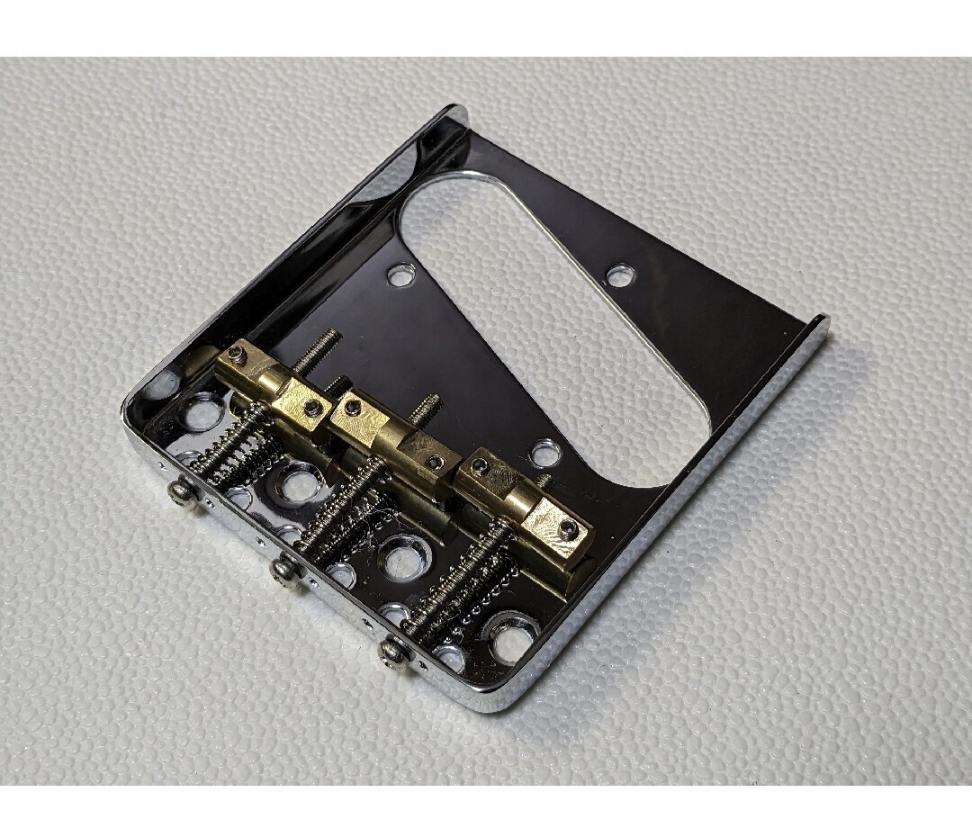 ブラスサドル ブリッジプレート オクターブ クローム テレ拍卖