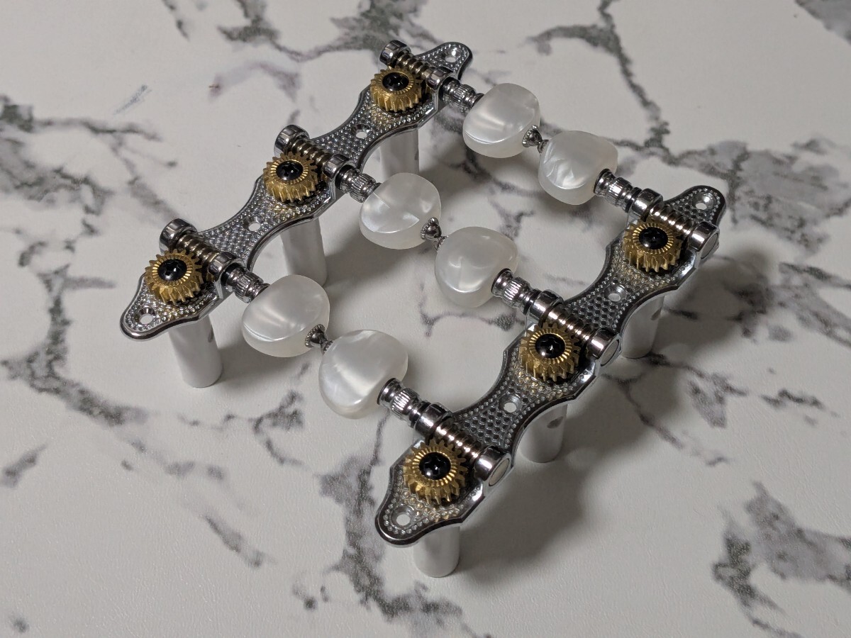 クラシックギター用 ペグ 未使用品 パーロイドボタン拍卖