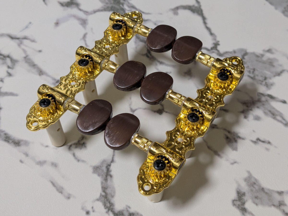 クラシックギター用 ペグ 未使用品 パーロイドボタン 拍卖