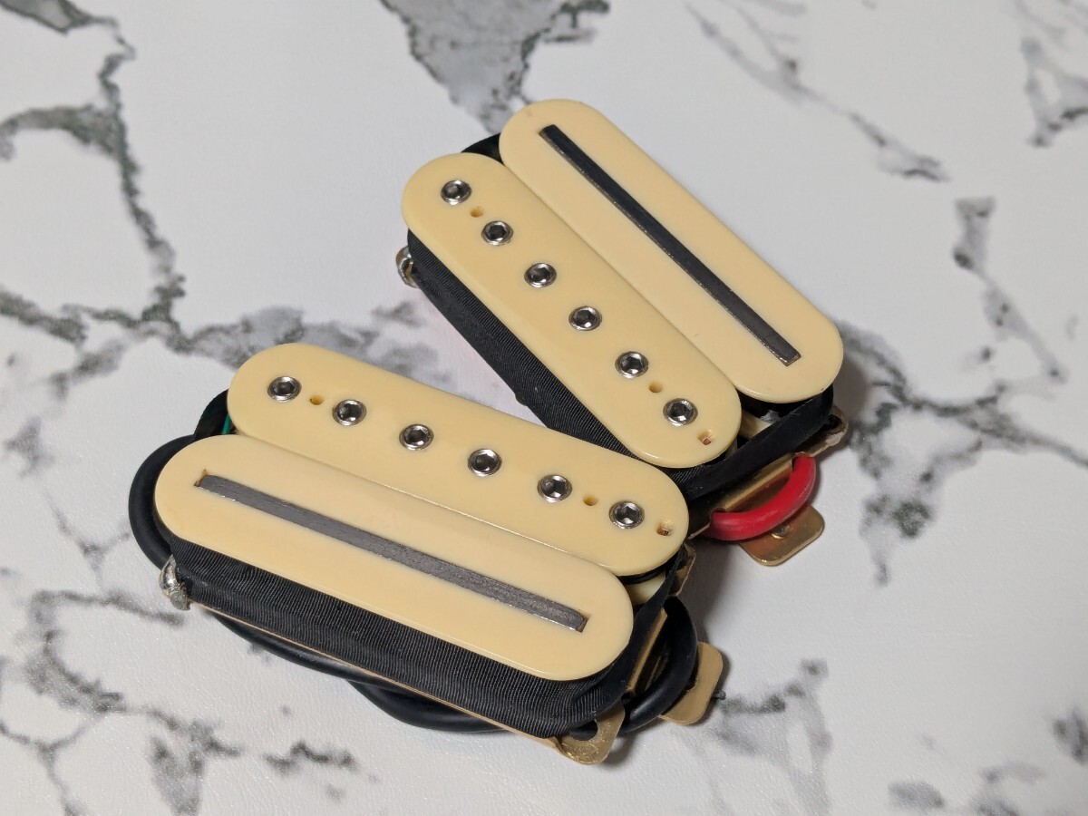 ヘクサ&レールタイプ ハムバッカー ピックアップ セット クリーム拍卖