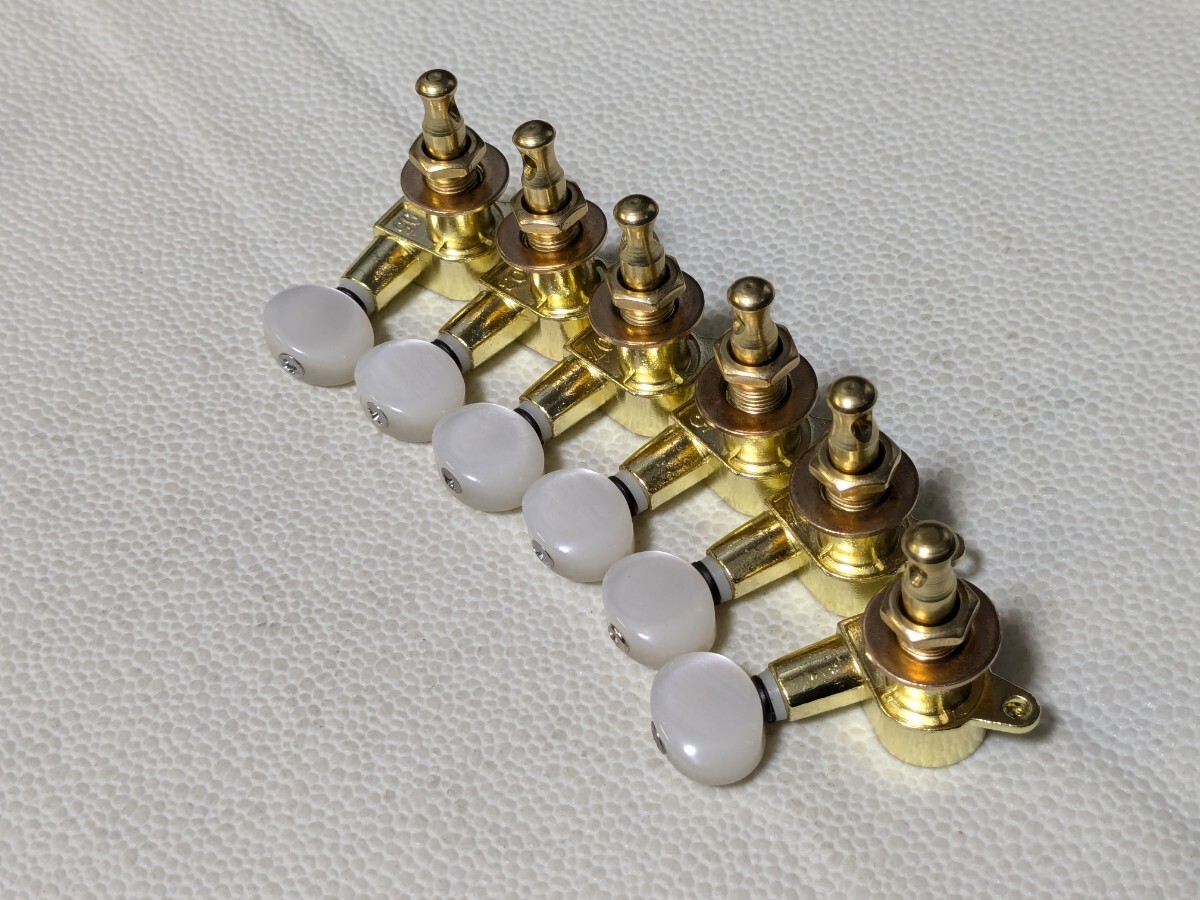 ギター用 ペグ 片側6連 未使用品 ゴールド拍卖