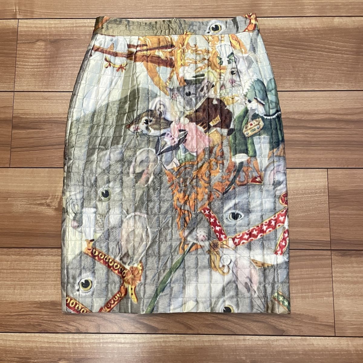 美品 JUNKO SHIMADA ジュンコシマダ スカート シルク100% レディース サイズ38 畠S0991-22拍卖