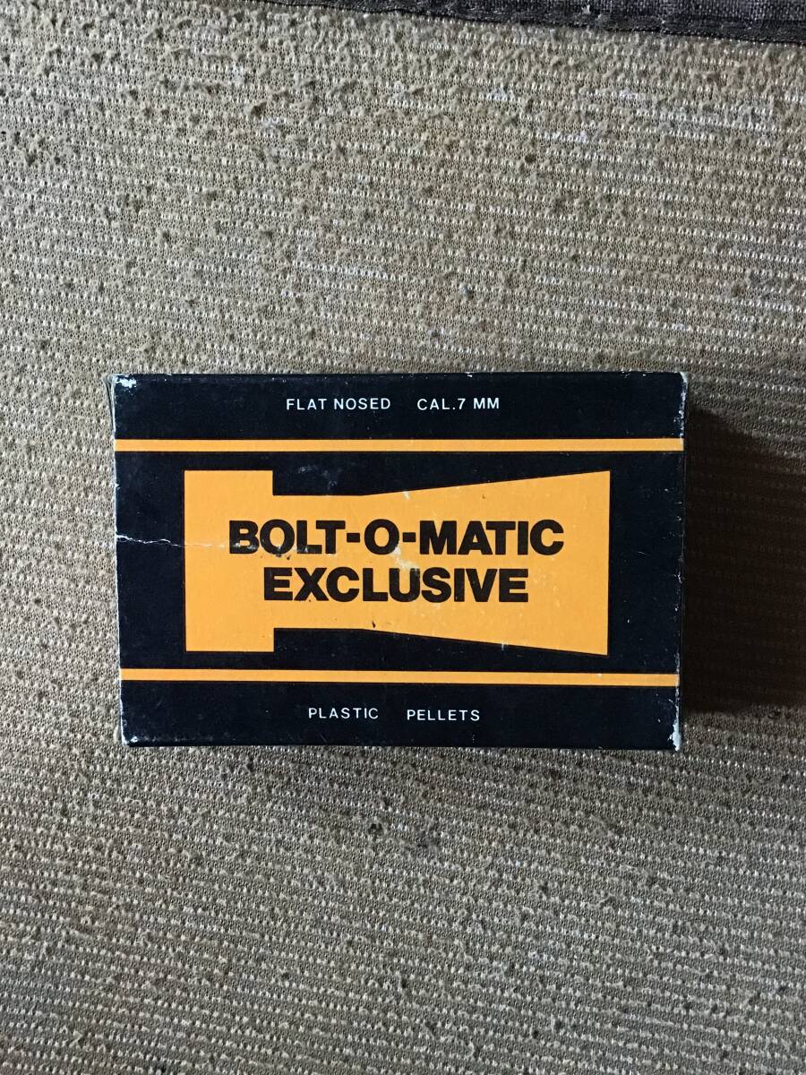 未使用 マスダヤ ボルトマチックBOLT O MATIC EXCLUSIVE 競技専用弾 ボルト888 サンダーボルト 増田屋 レトロ 弾丸 弾 エアガン トイガン拍卖
