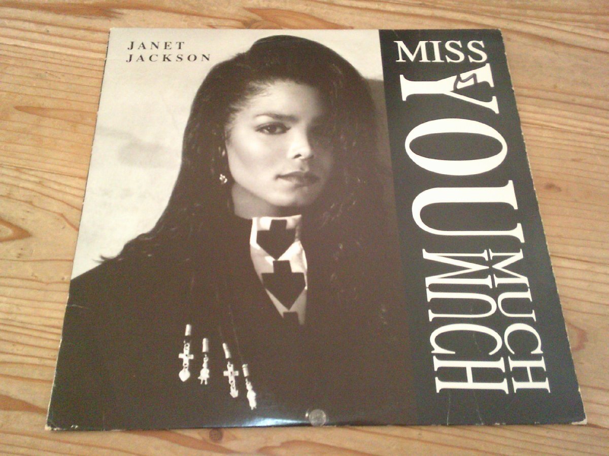 ●即決!12'LP:JANET JACKSON MISS YOU MUCH ジャネット・ジャクソン:US盤拍卖
