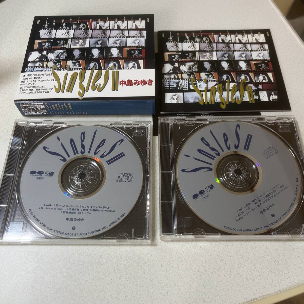 美品 中島みゆき SinglesⅡ シングルズ2 (2枚組CD) 帯付き拍卖