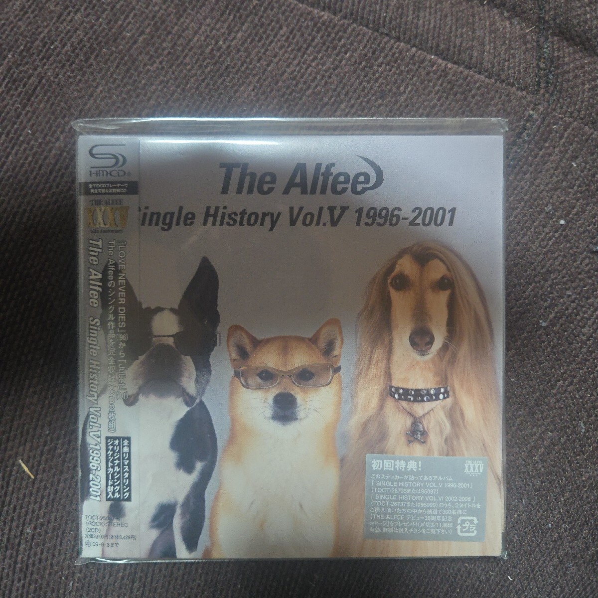 ★新品未使用★ ★送料無料★SINGLE HISTORY VOL.V 1996-2001 【SHM-CD】 THE ALFEE拍卖