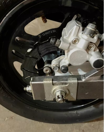 送料230円★新品 BRAKING社製 kawasaki KSR 110 リア ウェーブ ブレーキ ディスクローター拍卖