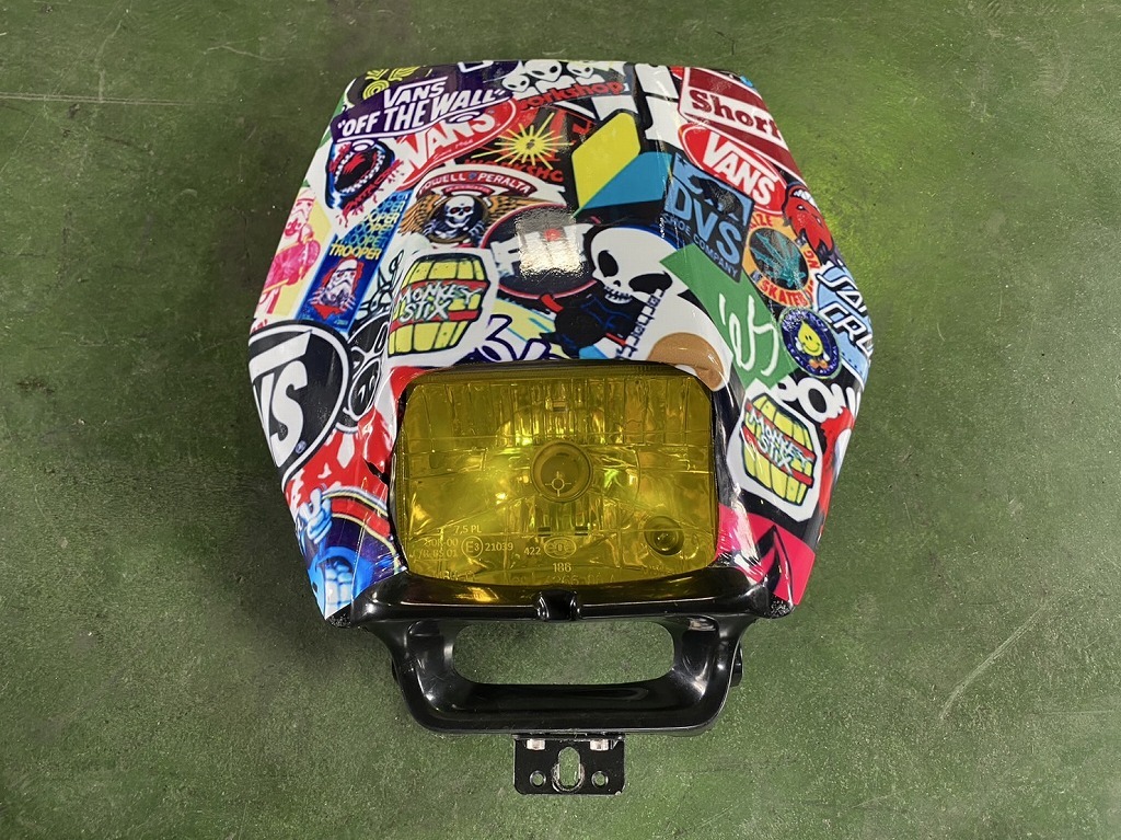 § 250SB SUZUKI スズキ ヘッドライト カウル dトラッカー KLX 送料無料! 群馬発(A26)拍卖