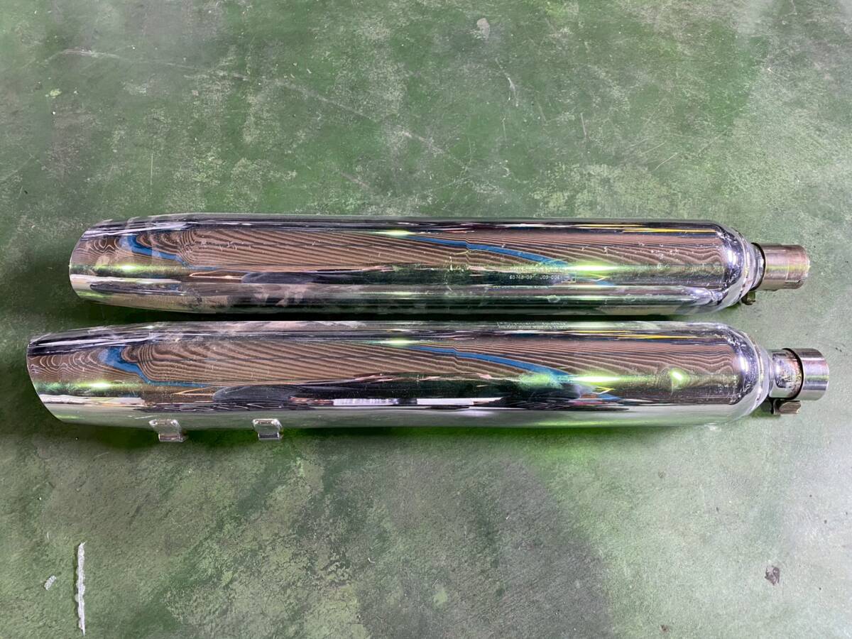 § ハーレーダビッドソン マフラー ツーリング 純正 FLHTCU1580外し【65748-09/65949-09】 送料無料! 群馬発(A96)拍卖