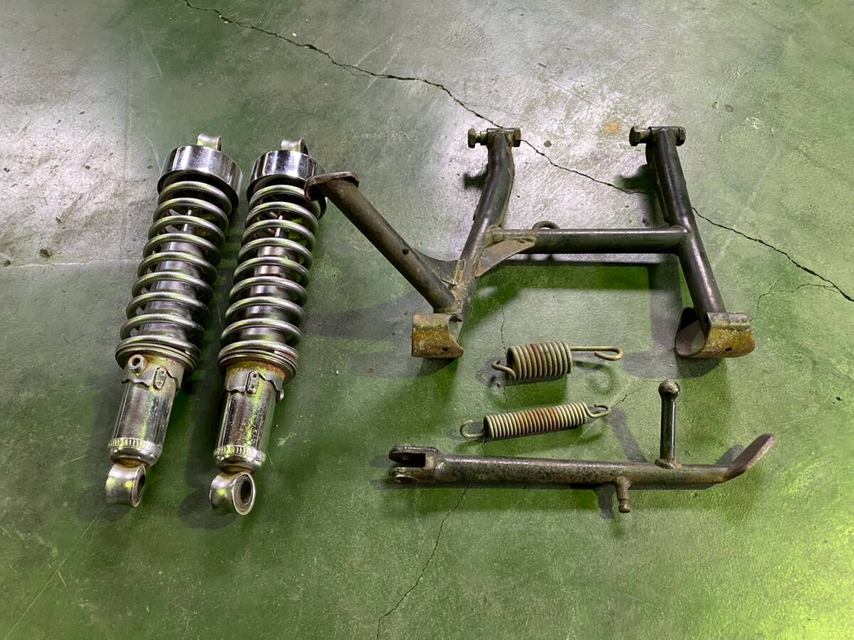 § SR400 RH01J ヤマハ YAMAHA リアサス スタンドセット 中古 送料無料! 群馬発(A57)拍卖