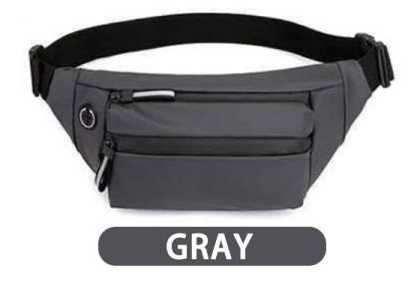【ウエストポーチ グレー】メンズ 腰 小さめ 仕事用 防水 斜めがけ 斜め掛け 軽量 ウエストバッグ ボディバッグ拍卖
