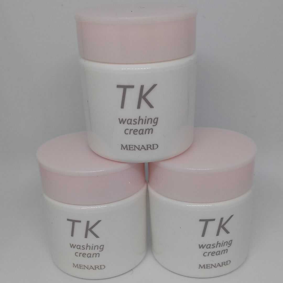 TK メナード ウォッシング(洗顔)クリーム 15g×3拍卖