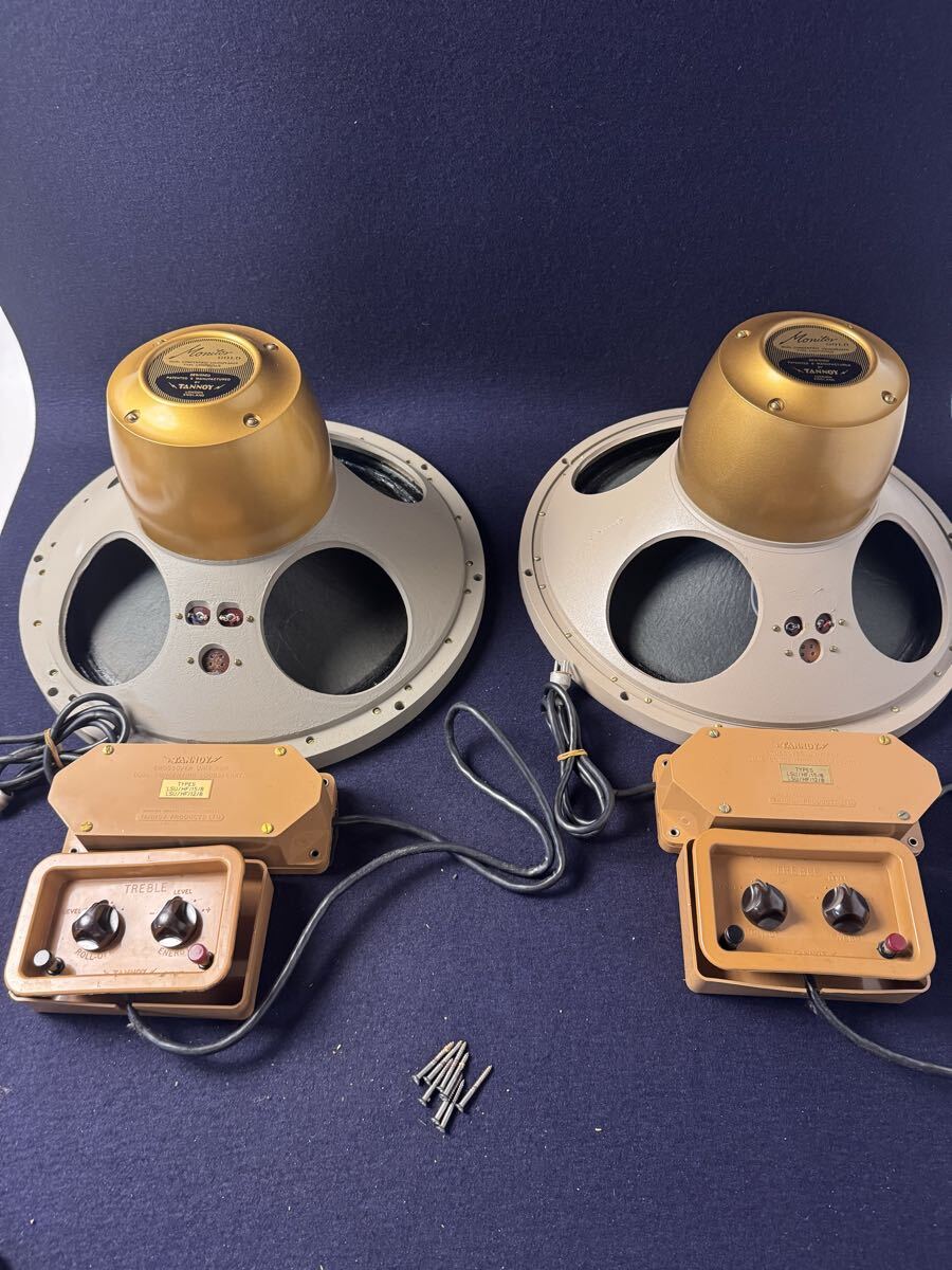 通電確認済み TANNOY LSU/HF/15/8 monitor GOLD ペア スピーカー モニターゴールド ネットワーク タンノイ ヴィンテージ オーディオ 拍卖