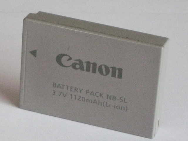 ☆ Canon(キヤノン) NB-5L (純正) バッテリー 型式 NB-5L 稼働品 充電確認済みバッテリー 拍卖