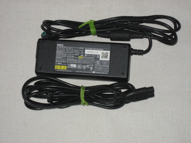 NEC 純正 ACアダプタ ノートパソコン用 中古 3個セットです 直ぐ使い 格安 スペア用に拍卖