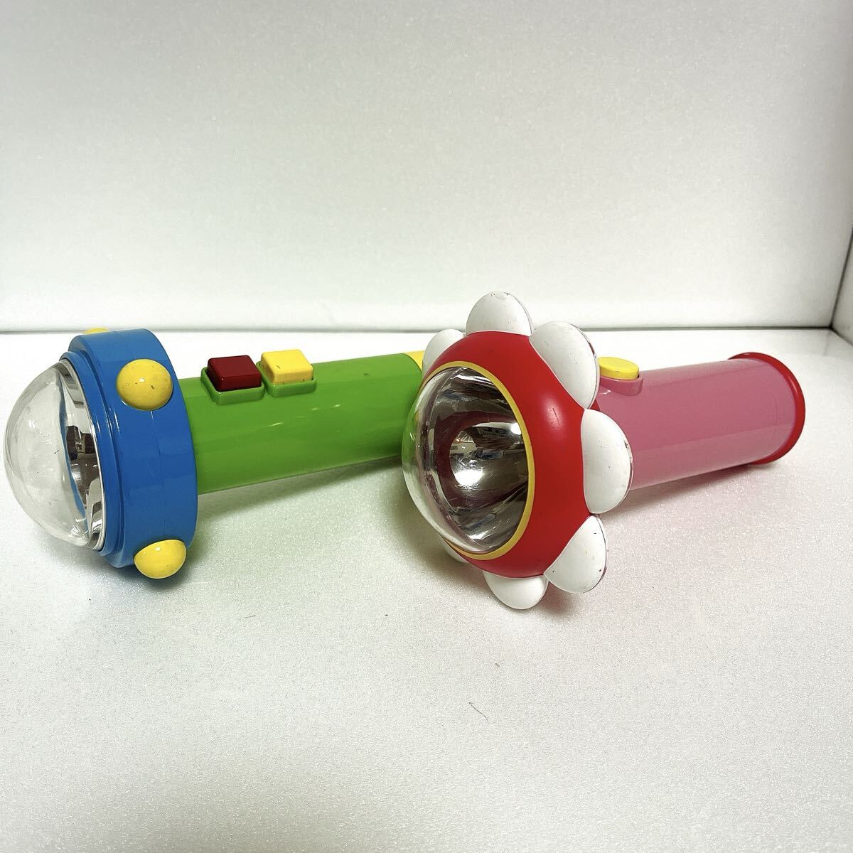 送料無料!ドラえもん ドラミちゃん スモールライト型懐中電灯 2個セット  レトロ 拍卖
