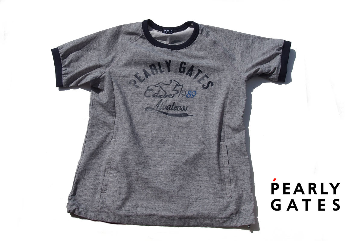 送料無料★【中古】パーリーゲイツ|pearly gates|スニードジャックブルゾン|プルオーバーブルゾン|メンズゴルフウェア|6拍卖