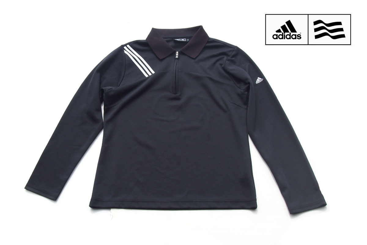 送料無料★【中古】アディダス|adidas|ゴルフ|テーラーメイドゴルフ|長袖ポロシャツ|レディースゴルフウェア|L拍卖