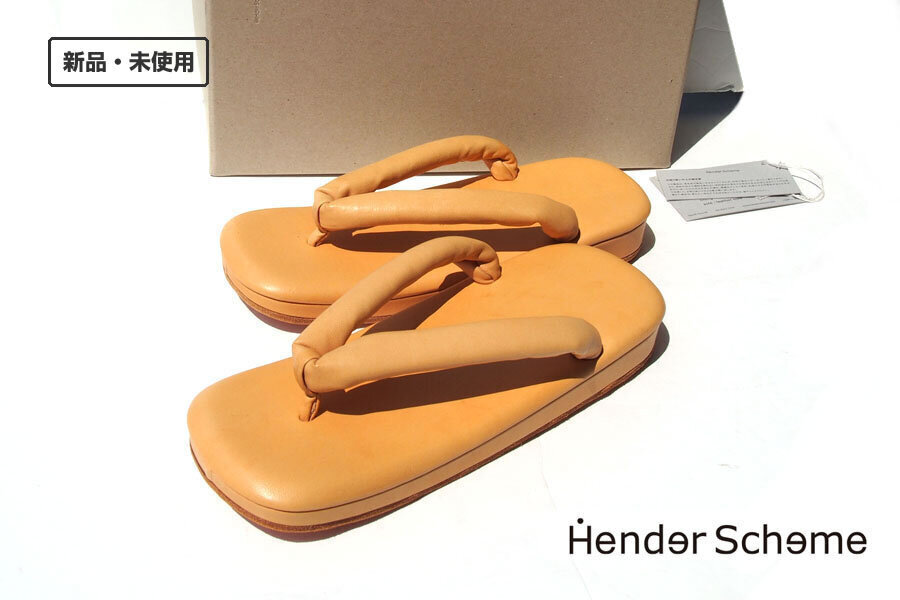 送料無料★新品|未使用|エンダースキーマ|Hender Scheme|レザー雪駄|manual industrial products 11|4拍卖