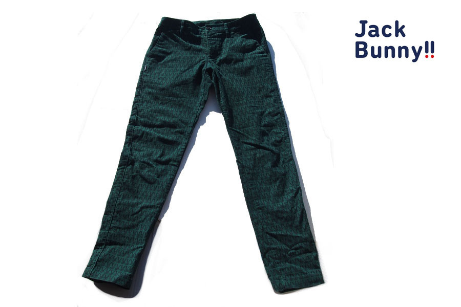 送料無料★【中古】ジャックバニー|JACK BUNNY|総柄プリントストレッチパンツ|レディースゴルフウェア|2拍卖