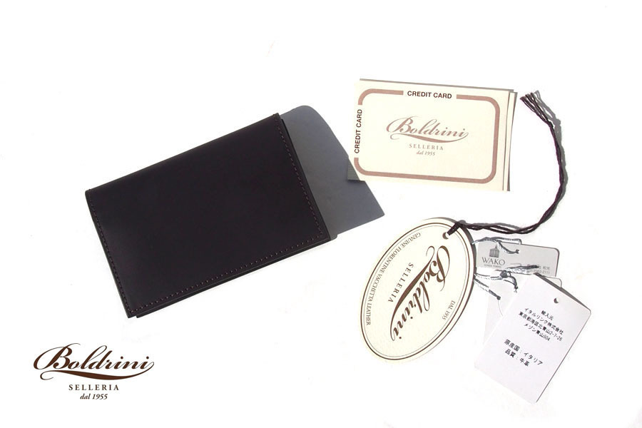 送料無料★新品|未使用|ボルドリーニ|boldrini|カードケース|名刺入れ|和光別注拍卖