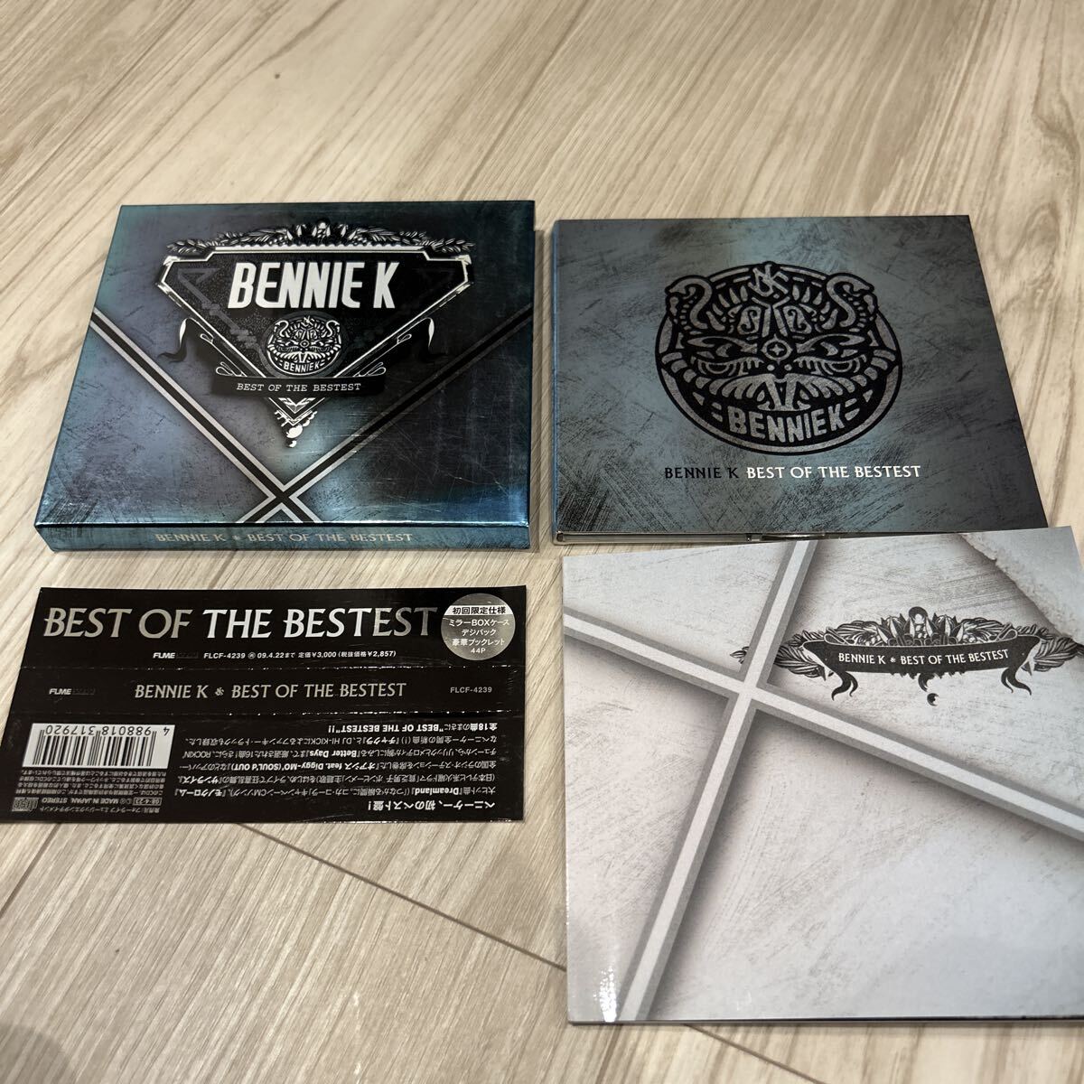 BENNIE K CD 初回限定仕様 BOX ベニーケー アルバム ベスト BEST OF THE BESTEST チャクラ サンライズ なごり雪 モノクローム拍卖