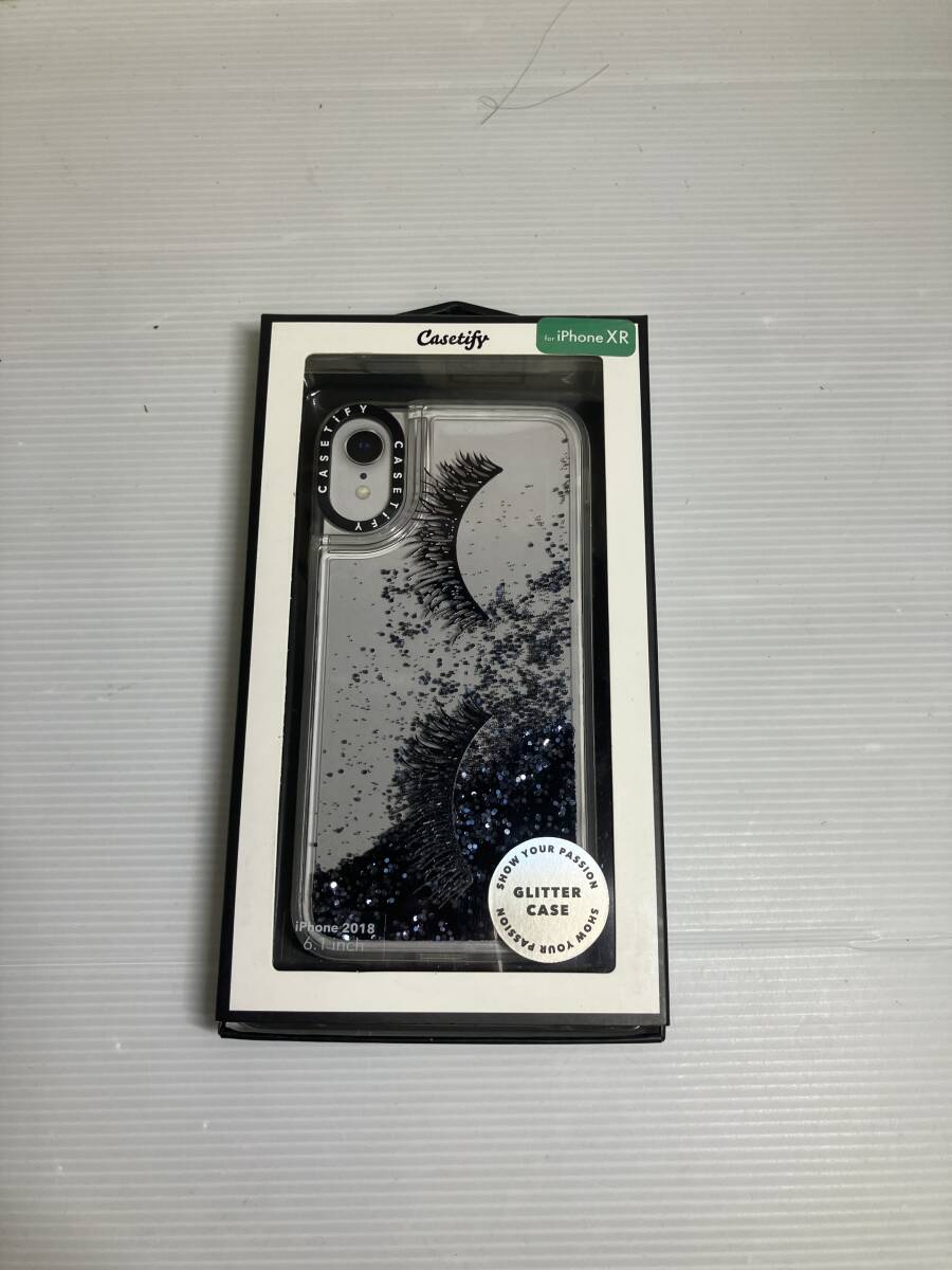 新品未開封 CASETIFY iPhone XR ケース 動くたびにキラキラ輝く グリッターケース Eyelash CTF-3729221-7111905 拍卖