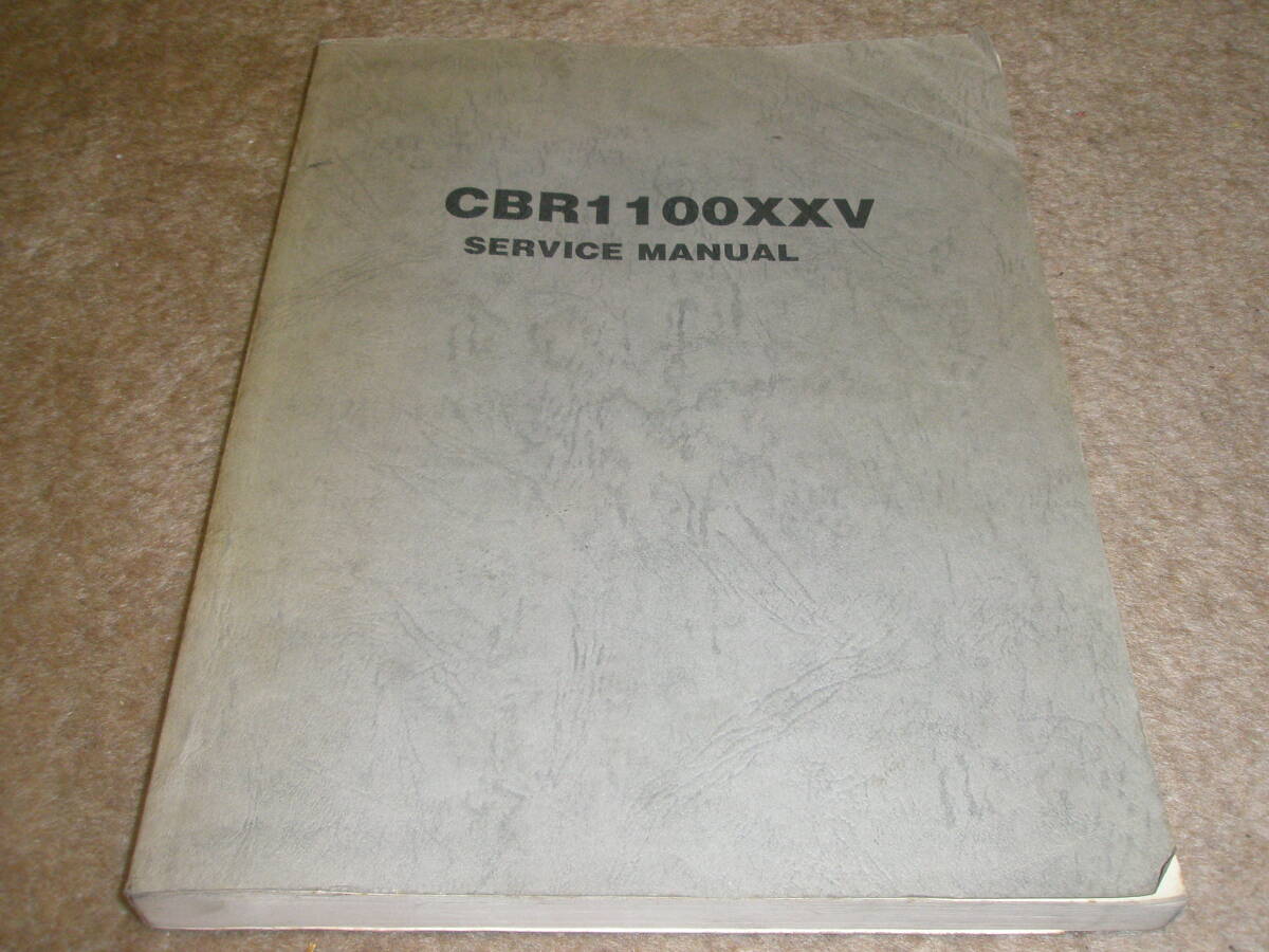 ホンダ CBR1100XXV ブラックバード サービスマニュアル キャブ車両 英語版 english拍卖
