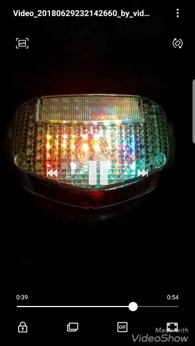 GS400 RGB ledテールランプ基盤 くるくるテールランプ拍卖