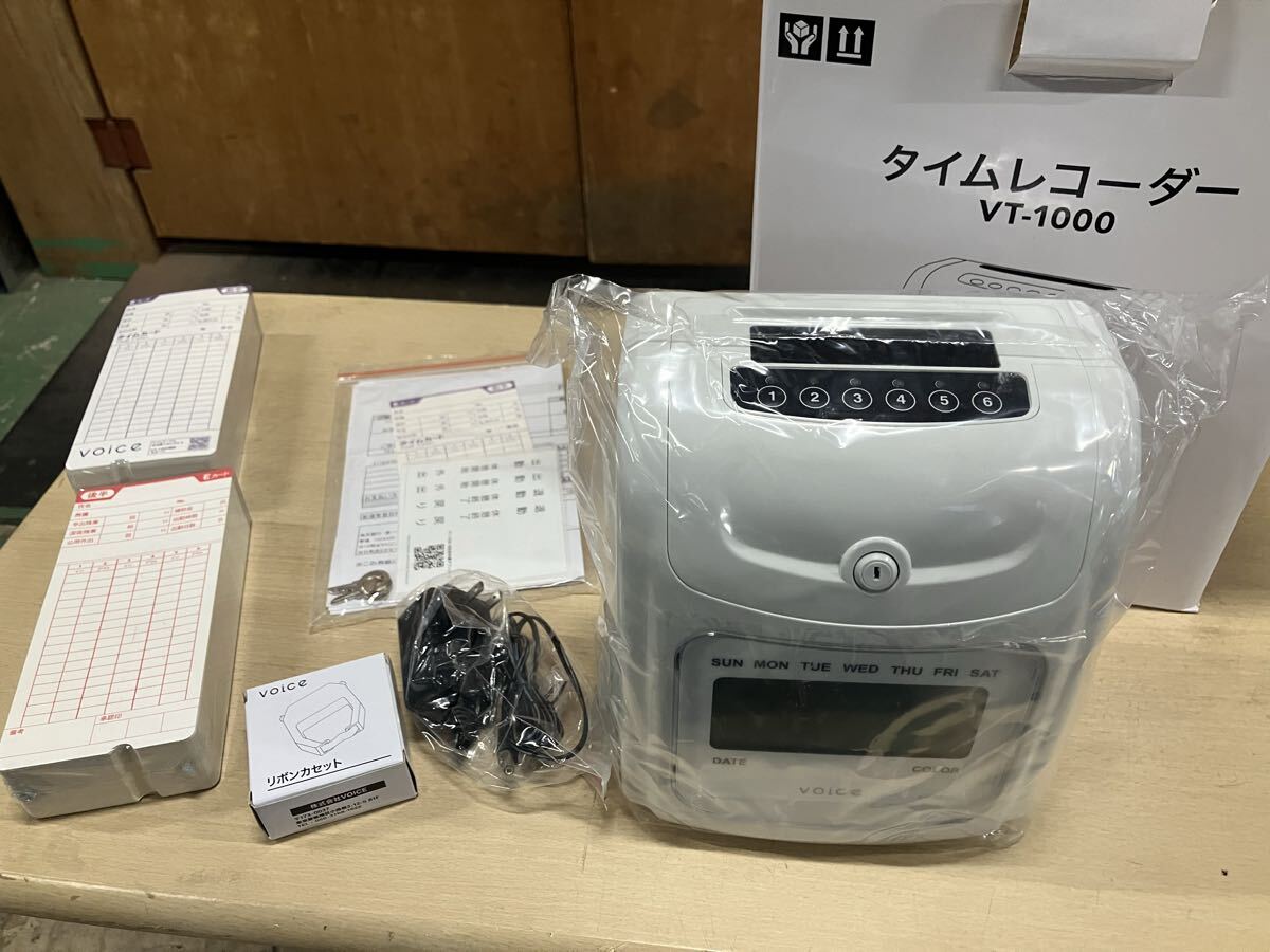 新品 未使用 開封品 voice タイムレコーダー VT-1000拍卖