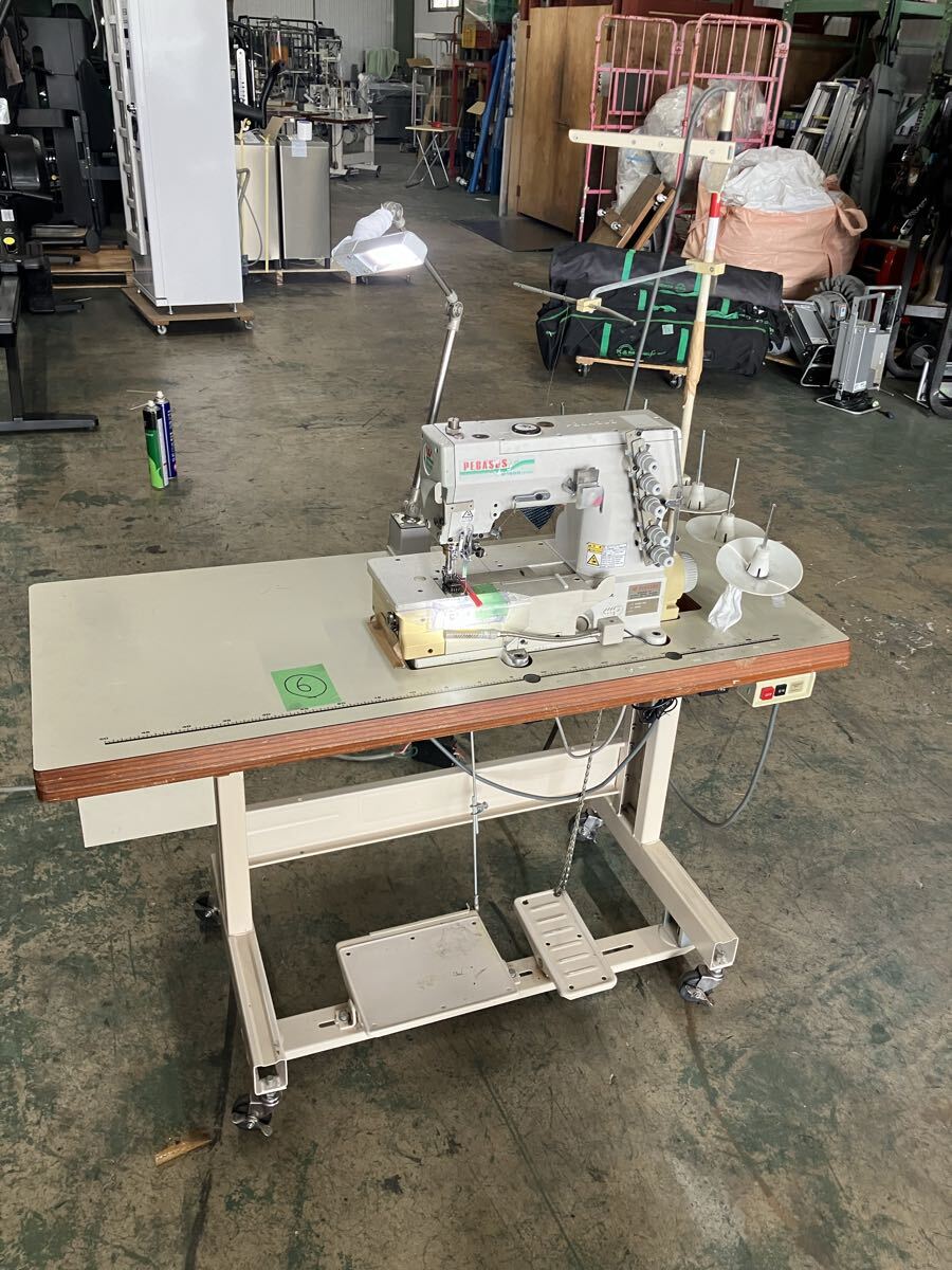 中古 PEGASUS W1562-01J ペガサス 工業用ミシン 一式 200V電源 ⑥拍卖