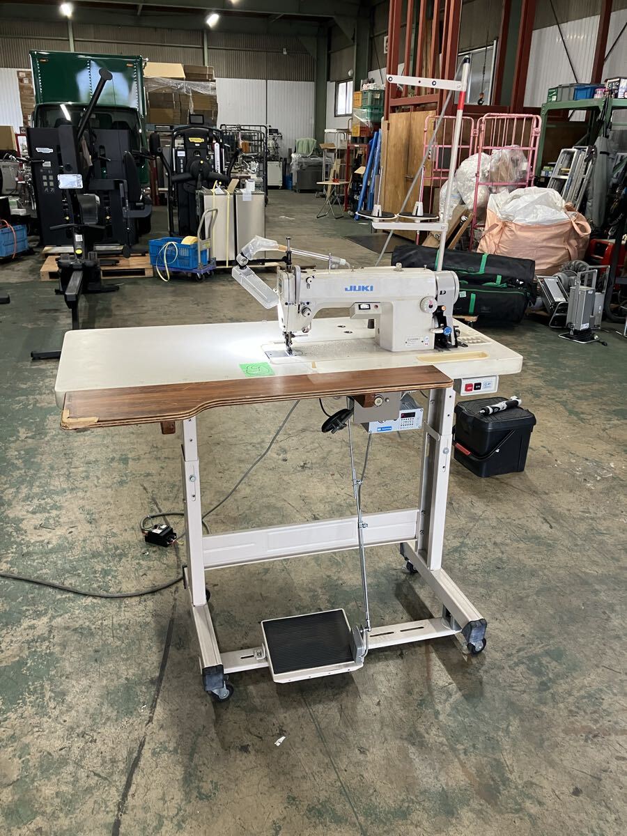 中古 JUKI ジューキ 一本針本縫差動上下送り 自動糸切装置付ミシン DLU-5490N-7 三相200V ⑨拍卖