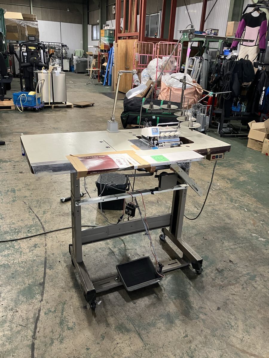 中古 JUKI ジューキ MOR-2514N ロックミシン 2本針 オーバーロック 工業用ミシン クラス BD4-307一式 200V電源 ⑪拍卖