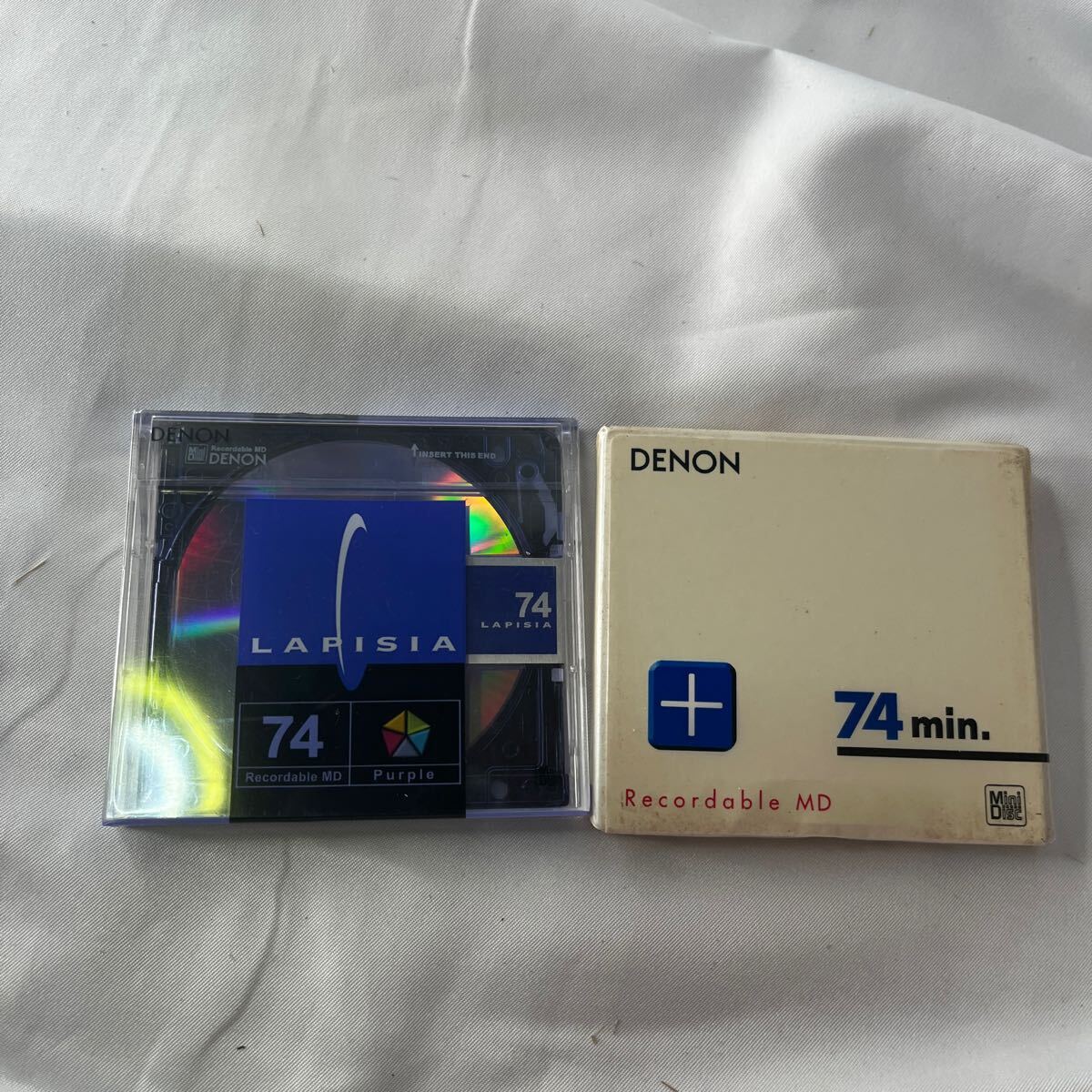 DENON 74 Recordable MD Purple LAPISIA Mine Disc 型番CMD-74L-V 74min. 型番CMD-74N-L拍卖