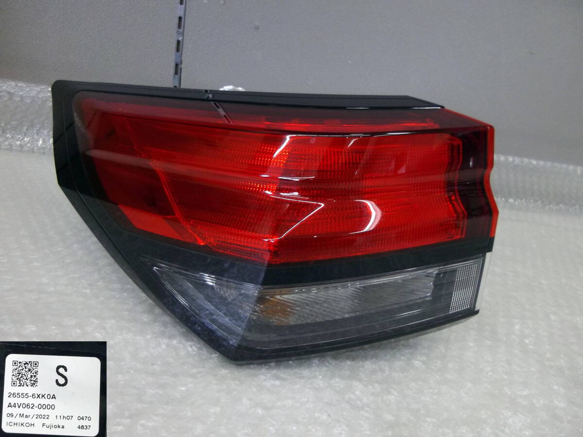 ★●2509-49L E13 NOTE ノート 純正 左 テールランプ 印字S ICHIKOH D268 26555 6XK0A ハーネス付 良品!拍卖