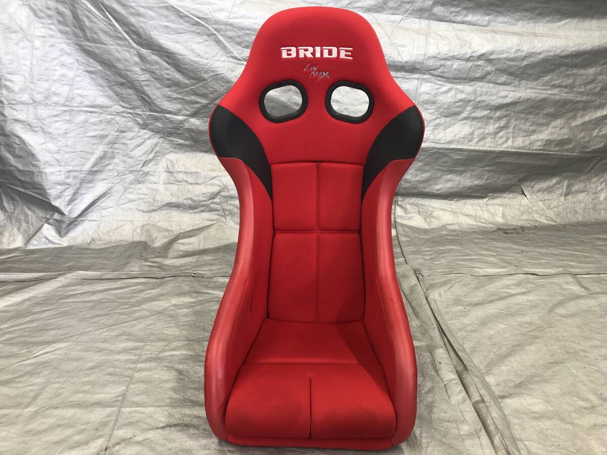 ★□2509-HS2L 美品!BRIDE ブリッド ZETAIV ZETA4 ジータ4 LOW MAX レッド FRP製 シルバーシェル フルバケットシート フルバケ HA1BMF拍卖