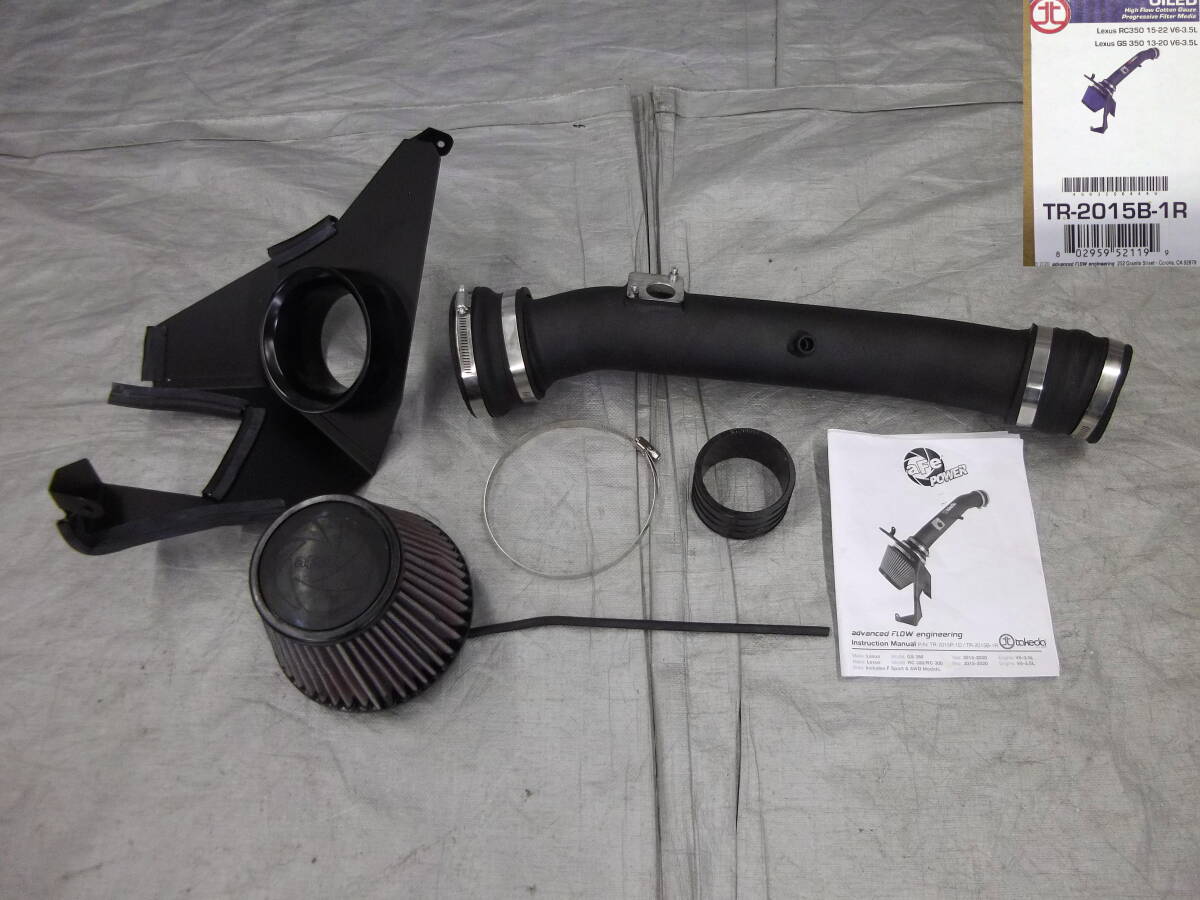 ★●2510-8L LEXUS レクサス GSE31 IS IS350 Fスポーツ 後期装着 afe Takeda エアーインテーク エアークリーナー TR-2015B-1R GS350 RC350拍卖
