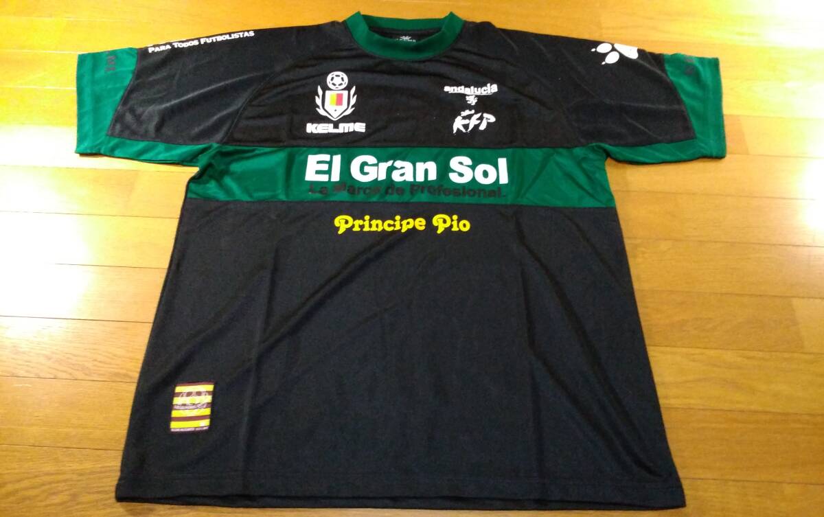 KELME ケルメ プラシャツ SIZE:XL 黒 緑 送料215円~拍卖