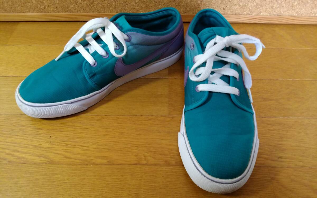 NIKE ナイキ スニーカー 25cm 緑系 送料1000円~拍卖