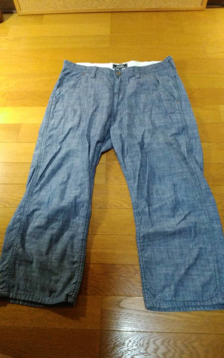 BEAMS ビームス 9分裾? パンツ SIZE:M 送料600円~拍卖