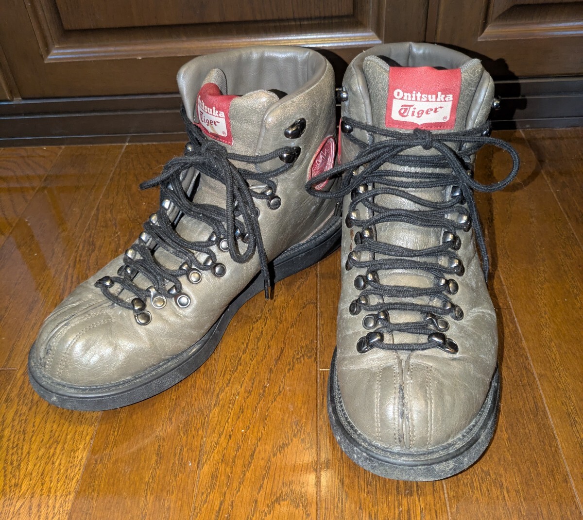 希少 革製 オニツカタイガー トレッキングブーツ 27.5cm拍卖