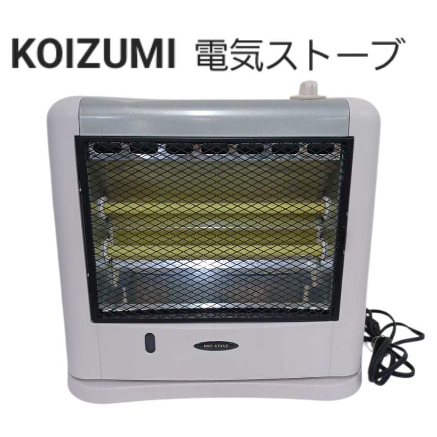 高② 電気ストーブ KOIZUMI 暖房器具 KDH-0811 スチーム コイズミ 2006年式 電気ヒーター 暖房 遠赤外線ヒーター 250930E2拍卖