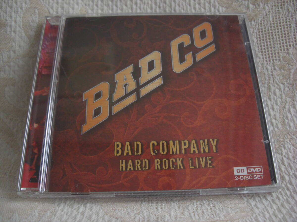 美品CD+DVD【BAD COMPANY「HARD ROCK LIVE」バッド・カンパニー / ハード・ロック・ライヴ 】拍卖