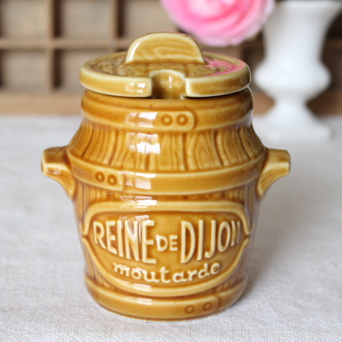 フランスヴィンテージ マスタードポット REINE DE DIJON|フランスから発送拍卖