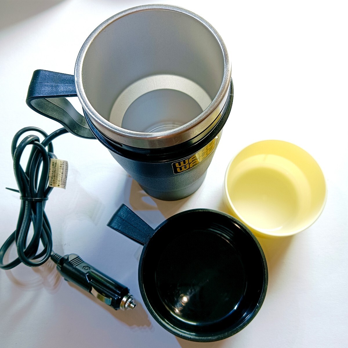 Remix 保温式カーポット ACM-12 車内でお湯を沸かす12V 珈琲 カップめん 車中飯 車中泊 ドリンクホルダー 大容量400ml ドライブ アウトドア拍卖