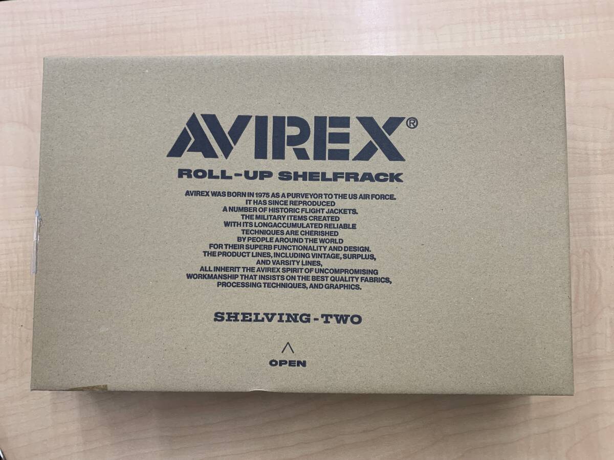 AVIREX ROLL-UP SHELFRACK 非売品 ☆未開封品拍卖
